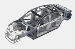 La grande berline de luxe BMW Série 7 adopte la construction légère