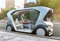 Le concept de navette autonome Bosch fonctionne grâce à des services numériques