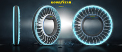 Le pneu concept Goodyear Aero est conçu pour la voiture volante et autonome