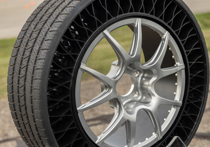 Le prototype de pneumatique non-pneumatique de Goodyear n'utilise pas d'air