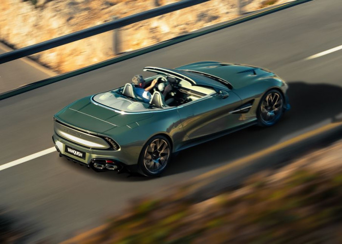L'Aston Martin Vanquish Volante embarque un V12 bi-turbo de 835 ch