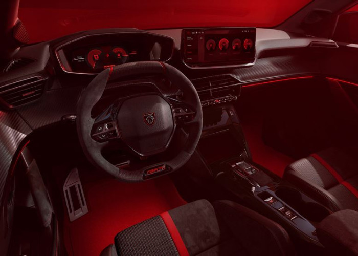 La Peugeot E-208 GTi embarque un moteur électrique de 280 ch