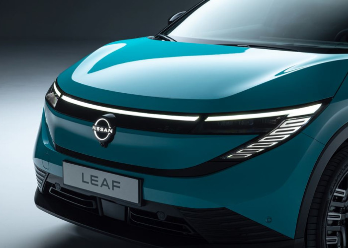 La Nissan Leaf électrique affiche un style fluide de crossover aérodynamique affûté
