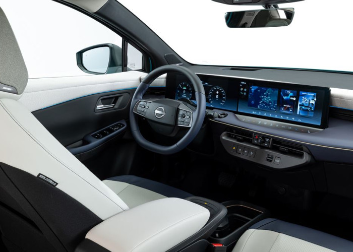 La Nissan Leaf électrique affiche un style fluide de crossover aérodynamique affûté