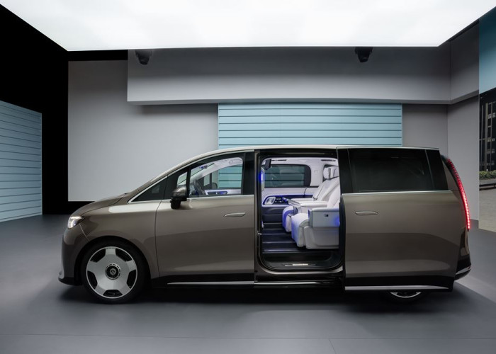 Le Mercedes VLE électrique combine une conduite de limousine et la polyvalence d'un grand monospace