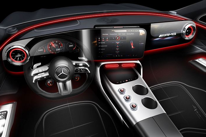 Le coupé 4 portes Mercedes-AMG GT délivre jusqu'à 1 169 ch de puissance maximale