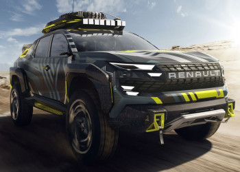 Le pick-up Renault Niagara Concept affiche des lignes exagérées et exubérantes