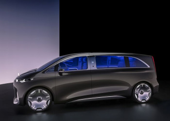 Le showcar Mercedes-Benz Vision V donne un aperçu d'un grand monospace ultra haut de gamme