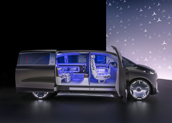 Le showcar Mercedes-Benz Vision V donne un aperçu d'un grand monospace ultra haut de gamme