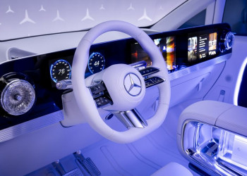 Le showcar Mercedes-Benz Vision V donne un aperçu d'un grand monospace ultra haut de gamme