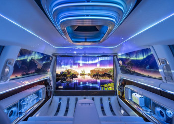 Le showcar Mercedes-Benz Vision V donne un aperçu d'un grand monospace ultra haut de gamme
