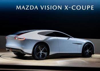 Le concept Vision X-Coupé incarne l'évolution du langage du design de Mazda