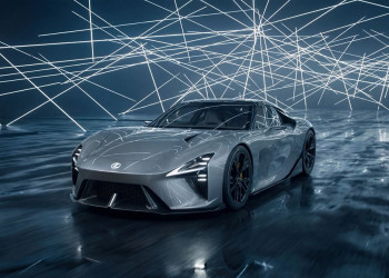 Le Lexus LFA Concept est un concept de voiture de sport électrique à batterie