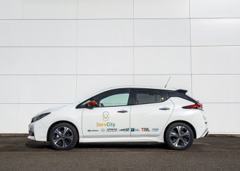 Un véhicule autonome basé sur la Nissan Leaf en test dans les rues de Londres