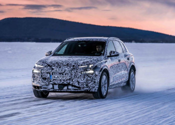 Le prototype Audi Q6 e-tron électrique en phase de test dans le Grand Nord