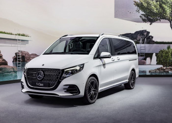 Le grand monospace Mercedes-Benz Classe V affiche un design extérieur et intérieur plus luxueux
