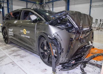Le grand SUV Lucid Gravity obtient cinq étoiles aux crash-tests Euro NCAP 2025