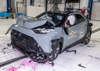 La Toyota Aygo X obtient quatre étoiles sur cinq possibles aux crash-tests Euro NCAP 2025