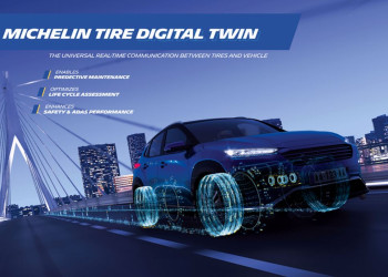 Le jumeau numérique universel Michelin est une réplique virtuelle dynamique du pneumatique