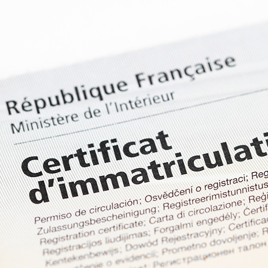 Recevez votre carte grise à domicile